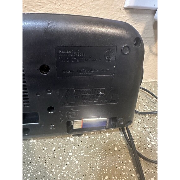 Panasonic Alarm Clock  Radio RC-6088  Red Digits Dual AM/FM Corded  Tested Works - Picture 6 of 9